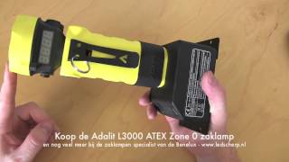 Adalit L3000 ATEX Zone 0 zaklamp review  ledscherpnl NLBE [upl. by Tarabar]