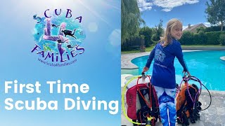 A Childs Discover Scuba Diver with Tecline Peanut 11 [upl. by Allac37]