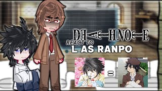 DN react to L as Ranpo Edogawa   mello and Near  EP 23 timeline  not original [upl. by Cirdes]