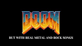 DOOM But With Real Metal and Rock Songs  Trailer [upl. by Verdha]