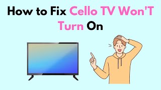 How to Fix Cello TV WonT Turn On [upl. by Arrakat473]