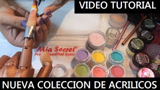 NUEVA Colección de Acrílicos de Colores COLOR PUNCH™  MIA SECRET [upl. by Nomrej]