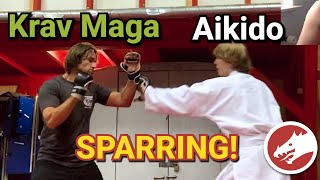 Krav Maga vs Aikido controlled sparring [upl. by Erek]