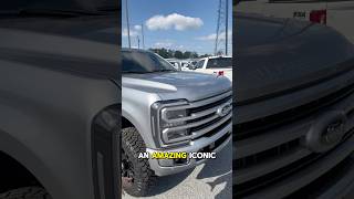 2024 Ford F350 LIMITED Iconic Silver Leveled on 35s [upl. by Rawdan]