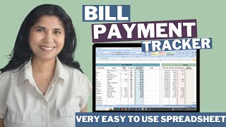 Bill Payment Tracker Spreadsheet  The EASY way to Organize your Bills [upl. by Marcellus]