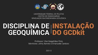 GCDKit 60 — INSTALAÇÃO — MONITORIA DE GEOQUÍMICA [upl. by Ecnadnac]