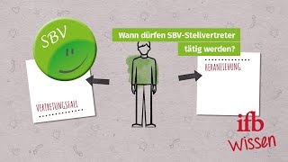 Schwerbehindertenvertretung Wann dürfen SBVStellvertreter tätig werden [upl. by Priscella]