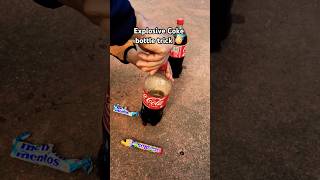 Mentos Rocket with Coke 🚀 explore shorts [upl. by Nicholl]