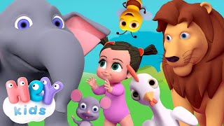 Sonidos de Animales para Niños  canción de animales  HeyKids  Canciones infantiles [upl. by Enrahs90]