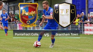 HIGHLIGHTS  Pontefract Colls 0  0 Grantham Town FC [upl. by Yrocal]