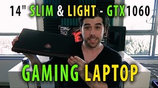 MSI GS43 GTX 1060 Gaming Laptop Unboxing amp Overview [upl. by Neerhtak]