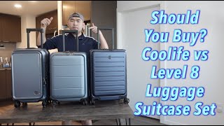 Should You Buy Coolife vs Level 8 Luggage Suitcase Set [upl. by Htedirem]