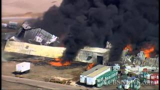 Waxahachie chemical plant fire rages RAW VIDEO [upl. by Sedicla]