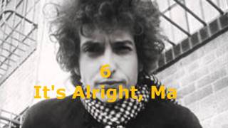 Top 10 Bob Dylan Songs [upl. by Nayd]