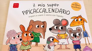 Il mio super Pipìcaccalendario  libro per bambini letto ad alta voce topotto [upl. by Haelat203]