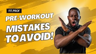 PRE WORKOUT MISTAKES TO AVOID IN THE GYM  Fitness Professor [upl. by Nnylyaj]