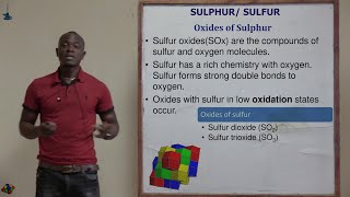 4 Sulphur Oxides and Properties of Sulphur IV Oxide Chemistry Form 3 [upl. by Glogau]