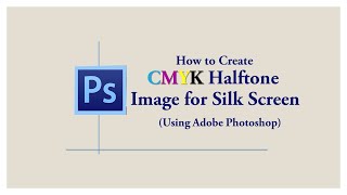 How to Create CMYK Halftone Image for Silk Screen Using Adobe Photoshop  TechTricksGh [upl. by Eiramalegna]