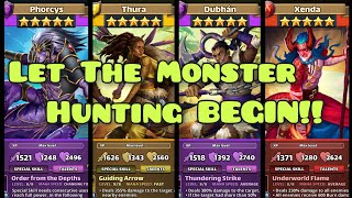 Empires amp Puzzles Thura Dubhan Phorcys 2 Early amp Zenda Costumes Are the New Monster Hunters Good [upl. by Swamy]