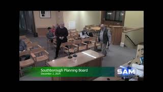 Southborough Planning Board December 2 2024 [upl. by Vasya]