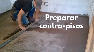 Preparación de contrapisos para instalar revestimientos [upl. by Antonia]