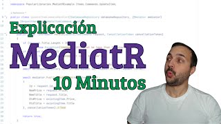 Dominando MediatR Un código más limpio en NET 🧹 [upl. by Llerod644]