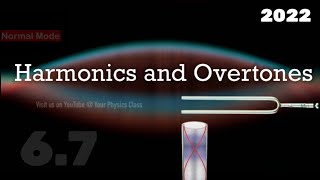 Harmonics and Overtones  Superposition of Waves  stationary waves YourPhysicsClass [upl. by Yrallih684]