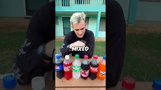 I mixed every single soda together🥤shorts [upl. by Pegg]