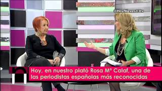 Rosa Mª Calaf en quotHoy Nievesquot quotSer corresponsal te permite tener amigos en todo el mundoquot [upl. by Aguie762]