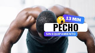 13 MIN RUTINA PARA PECTORALES TRICEPS Y HOMBROS⚡  Entrena Sin Equipamiento [upl. by Marilou]