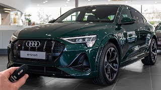 2022 Audi etron S Sportback 503hp  Sound amp Visual Review [upl. by Aimek]