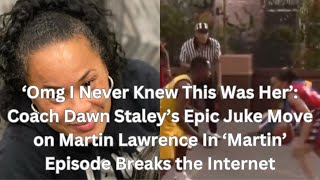 ‘Omg I Never Knew This Was Her’ Coach Dawn Staley’s Epic Juke Move on Martin Lawrence In ‘Martin’ [upl. by Adnilema]