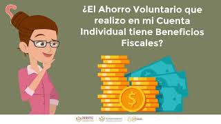 ¿QUÉ BENEFICIOS FISCALES TIENE MI AHORRO VOLUNTARIO [upl. by Renaud459]