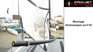 Montage decksweeper sur un nacra F18 [upl. by Fenn]