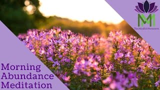 Guided Morning Meditation for Allowing Abundance  Mindful Movement [upl. by Cairns504]