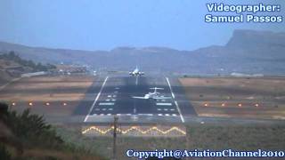 GoAround • Various Landings  Various Airlines • Madeira [upl. by Leirum]