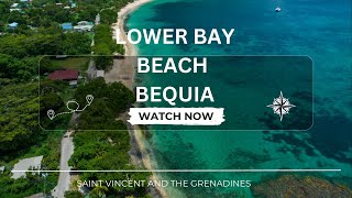 LOWER BAY BEACH  BEQUIA  ST VINCENT AND THE GRENADINES bequia [upl. by Edlihtam525]