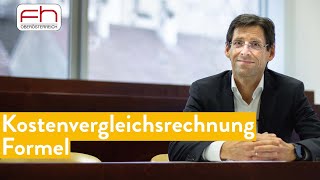 Kostenvergleichsrechnung Formel [upl. by Amice]