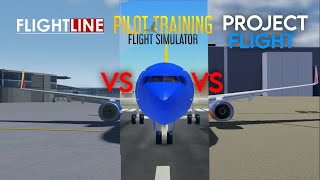 Project Flight VS FlightLine VS Ptfs [upl. by Notsecnirp676]