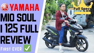 YAMAHA MIO SOUL I 125 FIRST EVER FULL REVIEW TAGLISH [upl. by Melac358]