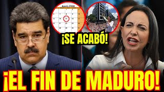 ¡URGENTE FIN DEL RÉGIMEN de Maduro y María Corina Machado DA FECHA EXACTA del Fin del Chavismo [upl. by Ecnerol382]