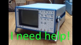 AE36 LeCroy 9400 Oscilloscope Repair Attempt [upl. by Akirea]