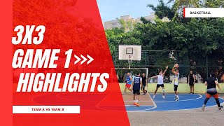 3x3 Half Court  Game 1 Highlights [upl. by Annairt]