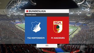 FIFA 22  Hoffenheim vs Augsburg  PreZero Arena  27082022  Gameplay [upl. by Nhguav52]