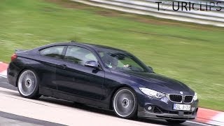 2015 Alpina D4 Biturbo amp B4 Biturbo testing on the Nürburgring [upl. by Ellatsyrc536]