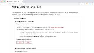 Netflix Error tvq prfls 102 what to do [upl. by Kristina]