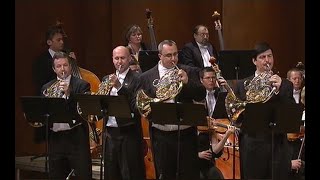 Budapest Festival Horn Quartet Schumann Konzertstück für 4 Hörner und Orchester LIVE [upl. by Dellora]