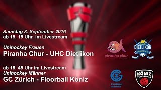 Indoor Sports Supercup 2016 Unihockey Damen amp Herren [upl. by Gracye108]