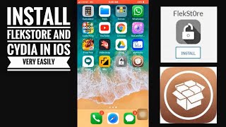 How to download Flekstore and Cydia on iOS device  very easy way [upl. by Svend]