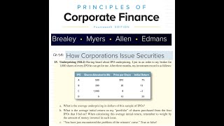 Chapter 14  Question 15  Underpricing [upl. by Chee]